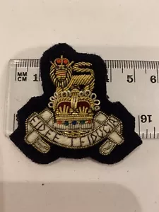 Royal Army Pay Corps Bullion Wire Embroidered Badge Small - Bild 1 von 1