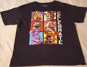 Five Nights At Freddy's Celebrate Youth T-Shirt Size Large - Picture 1 of 3