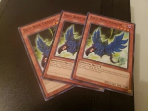 X3 Yu-Gi-Oh! Blue Rose Dragon - LED4-EN031 - Common - 1st Edition NM - Picture 1 of 1