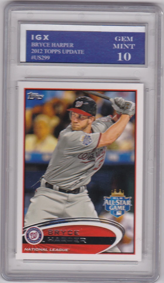 BRYCE HARPER GEM MINT 10 ROOKIE CARD Topps Update RC Baseball Washington $$ Nats - Image 1 of 1