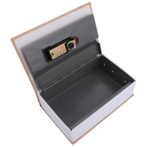 Metal Lock Box Hidden Money Box Secret Lock Book Extra Large Book Safe - Picture 1 of 12