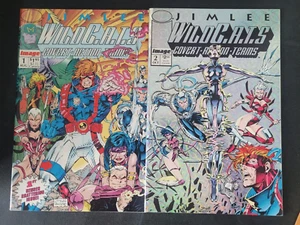 WILDCATS #1 & 2 (1992) IMAGE COMICS 1ST APPEARANCE! 1ST PRISM COVER! JIM LEE ART - Picture 1 of 3