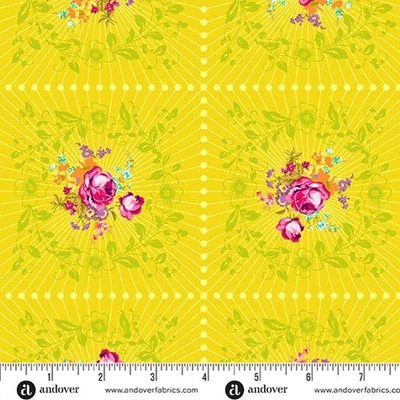 Andover - 40 By Giucy Giuce - Wreath - Lisa F, Fabric by the Yard - Image 1 of 4