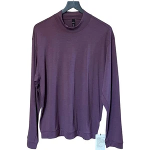 NWT lululemon lab Dusty Amethyst Purple Wool-Blend Long-Sleeve Shirt - Bild 1 von 8