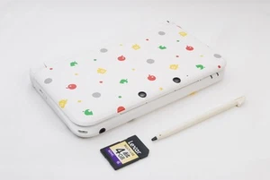 Nintendo 3DS LL XL Animal Crossing Edition Console White Japan Tested - Picture 1 of 11