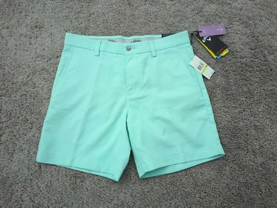 Callaway 短裤男式 30 完好绿色高尔夫 Pro-Spin 3.0 活动腰带弹力 NE — 第 1/4 张图片