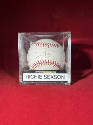 Richie Sexson Signed Rawlings MLB Baseball In Display Case   AB12 - Image 1 of 4