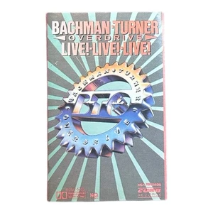 BACHMAN TURNER OVERDRIVE Live Live Live Cassette Album 1986 MCA CURB Records - Picture 1 of 6