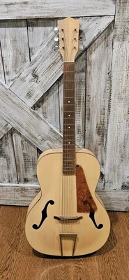 Guitarra Acústica Archtop Vintage - Acabado Natural - Años 40/50 - *leer* - Imagen 1 de 4