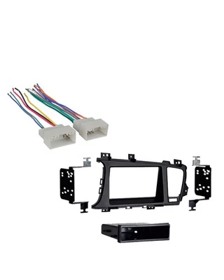 Fits Kia Optima 2011-2013 Single DIN Stereo Harness Radio Install Dash Kit - Image 1 of 3