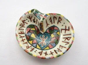 Vintage Sigma Japan 1957 Abstrakt Keramik Aschenbecher Mid Century Modern Art Schale - Bild 1 von 5