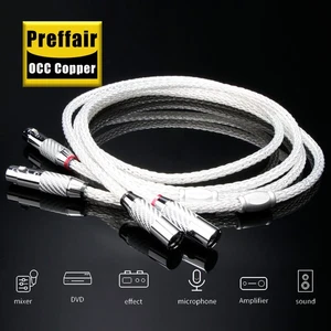 6AG Silver Plated Interconnect Audio Cable HIFI Balanced XLR Cable - Picture 1 of 9