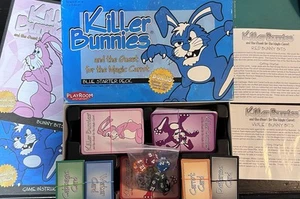 Killer Bunnies Blue Starter Deck +RED & PURPLE BITS Booster Decks Playroom 2002 - Picture 1 of 1