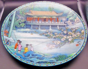 Imperial Jingdezhen Porcelain Scenes Summer Palace Plate Zhang Song Mao - Picture 1 of 4