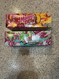 2X 12 Pack 12 Oz Cans Trolli Mountain Dew Zero sugar & Dragonfruit Ships Now - Picture 1 of 1