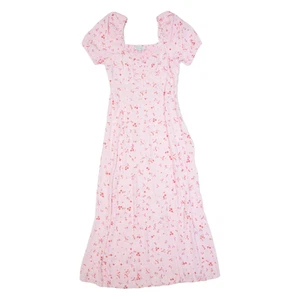 & OTHER STORIES Los Angeles Atelier Womens Maxi Dress Pink Floral Long S - Picture 1 of 6