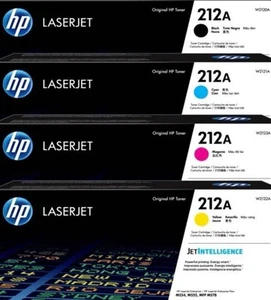 HP 212A Full Set Of Colors NEW FACTORY SEALED Genuine Unopened - Bild 1 von 1