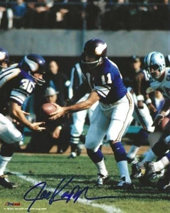 Autographed JOE KAPP 8X10 Minnesota Vikings Photo -w/ COA - Picture 1 of 1