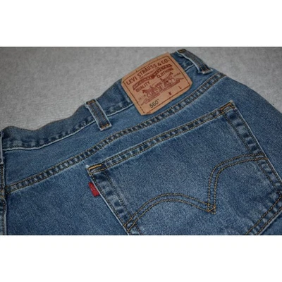 Levis 560 Jeans Mens Size 50 x 30 Tapered Loose Comfort Fit Blue Made In Mexico - Image 1 of 4