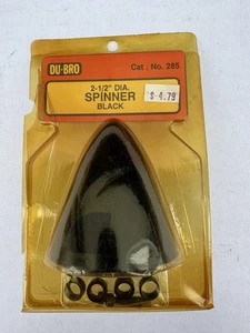 Avión brillante DU-BRO negro 2-1/2 pulgadas 2 hojas giratorio DUB285 RC - Imagen 1 de 1