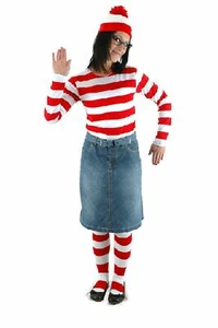 Where's Waldo, Wenda Adult Female Costume Kit SMALL/MEDIUM NEW SEALED - Picture 1 of 1