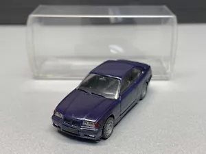 BMW M3 Serie 3 E36 Coupe 3-Series auto sportiva blu auto Herpa H0 1:87 - Foto 1 di 12