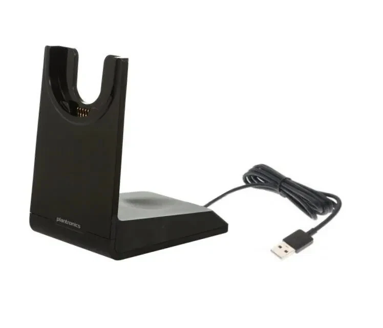 New Plantronics /Poly Voyager Focus UC B825 Desktop Charging Stand P/N 203079-01 - Image 1 of 1