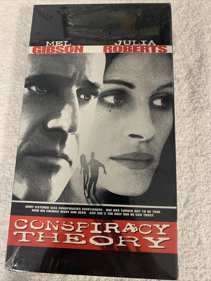 Conspiracy Theory, Movie VHS Mel Gibson and Julia Roberts, New (Factory Sealed) - Image 1 of 3