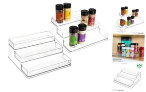 3-Tier Spice Rack Organizer - Versatile Storage Shelf for Kitchen, Bathroom, - Picture 1 of 8