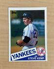 Steve Kemp New York Yankees Signed Autographed 1985 Topps Card 120 W Coa