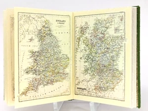 Dolls House 1:12 scale Miniature Book, The New Cabinet Atlas of Geography, 1867 - Picture 1 of 17