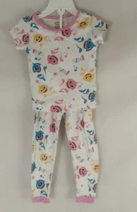 Nickelodeon Toddler Girls BABY SHARK 100% Cotton Snug Fit Pajamas Size 5T - Picture 1 of 6