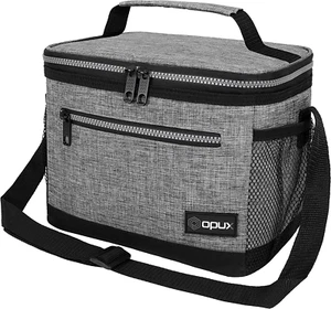 Lonchera térmica para hombres y mujeres, bolsa de almuerzo para el trabajo y la - Picture 1 of 12
