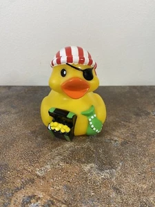Infantino Gummi Ente Jeep Ente Piraten Kostüm Halloween Geschenk 3,5 Zoll - Bild 1 von 6
