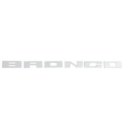 OEM NUEVO GENUINO Ford Bronco 2021-2024 Rejilla Emblema Oxford Blanco M2DZ-8A224-AA Foto 1 de 4