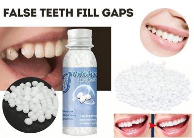 Temporary Tooth Repair Kit Resin Fix Broken False Teeth Fill Gaps Dental Denture
