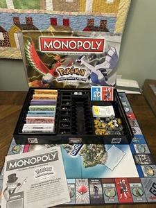 Monopoly Pokémon JOHTO Region Collectors Edition Board Game 100% Complete - Picture 1 of 7