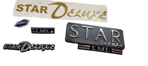 INSIGNIAS Y PEGATINAS DE CUERPO COMPLETO UKSCOOTERS LML STAR DELUXE NUEVAS - Imagen 1 de 3