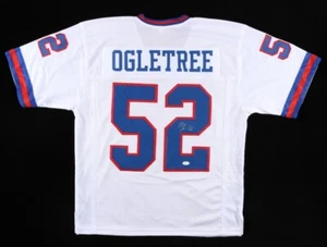 N.Y. GIANTS ALEC OGLETREE AUTOGRAPHED SIGNED JERSEY JSA COA - Picture 1 of 3