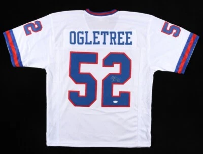 N.Y. GIANTS ALEC OGLETREE AUTOGRAPHED SIGNED JERSEY JSA COA - Image 1 of 3