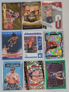 Panini Upper Deck WWE AEW Card Lot x21 Insert Parallel Numbered Prizm - Picture 1 of 6