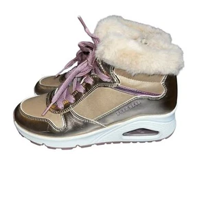 Skechers Street Uno-Cozy on Air Sneaker Rosegold Gr. 3 Mädchen Winterstiefel  - Bild 1 von 7