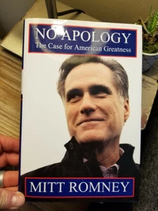 No Apology by Governor Mitt Romney 2010 1st Edition 1st Printing HB DJ VGC!! - Picture 1 of 10