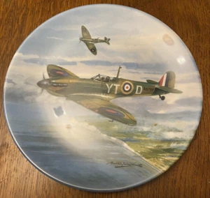 Placa de coleccionista Dawn Patrol Coalport Fine Bone China Bradex 26-C58-6,1 en caja - Imagen 1 de 22