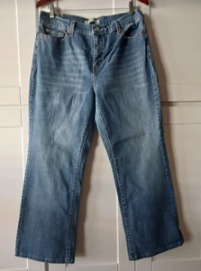 Levis 512 Jeans Größe 16 M Damen perfekt abnehmender Stiefel geschnitten Stretch blau Denim - Bild 1 von 7
