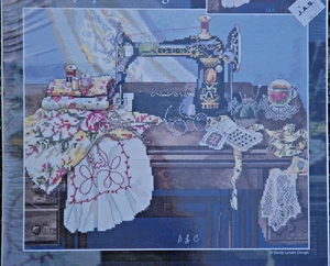 Candamar Counted Cross-Stitch ~ Sewing Machine ~ Sandy Clough ~ Kit #51265 - Imagen 1 de 4