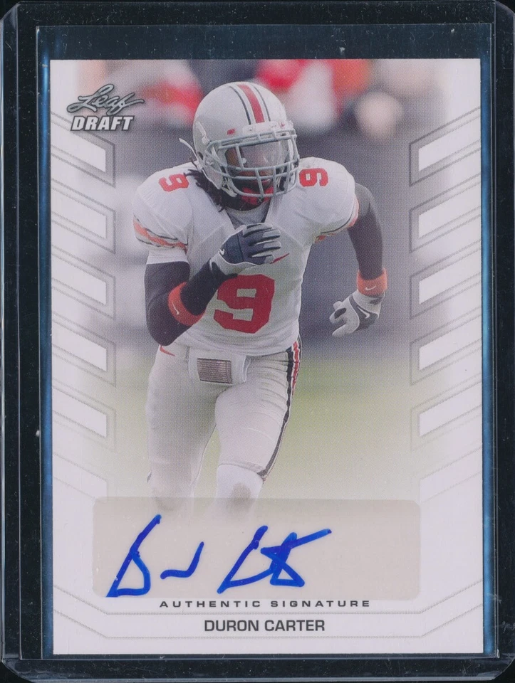 2013 Leaf Draft Autograph #BA-DC1 Duron Carter AUTO pre Rookie Insert - Image 1 of 1