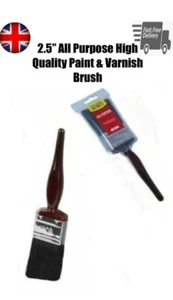 2.5" All Purpose Paint Varnish Brush Fit for The Job HIGH QUALITY PROFESSIONAL  - Picture 1 of 3