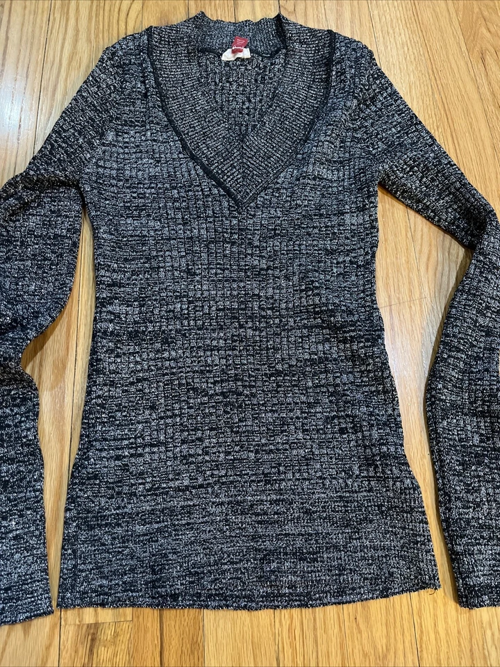 De colección LEI 2015 Juniors Manga Larga Elástico Negro y Plata Metálico Talla XXL Foto 1 de 4