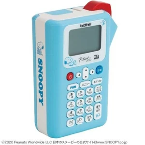 Escritor de etiquetas Brother P-Touch Snoopy Design PT-J100SNL azul claro portátil Japón - Imagen 1 de 6